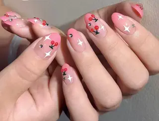 ネイル By moonネイル 🌷ワンホン/韓国風のネイルデザイン