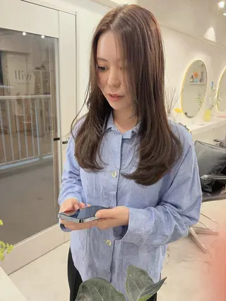 ロング カラー 髪質改善will hairdesignのヘアスタイル