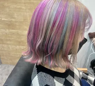 ミディアム カラー 🌼透け感カラー 🌼Rinaのヘアスタイル