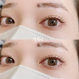 マツエク・マツパ マツナガ☺︎ // Afterのマツエク・マツパデザイン