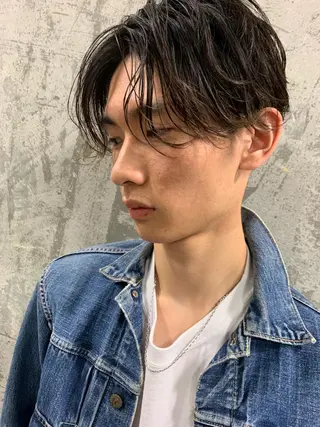 ショート カラー パーマ ヘアアレンジ メンズ キッズ ネイル マツエク・マツパ 古賀 侑磨のヘアスタイル