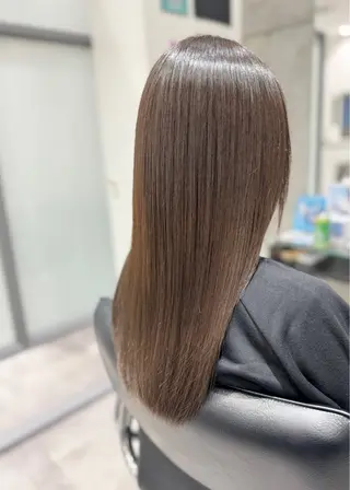 ロング カラー ドライ カット✂️髪質改善のヘアスタイル