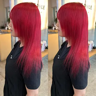 ミディアム カラー yoriダブルカラー 代表すがわらのヘアスタイル