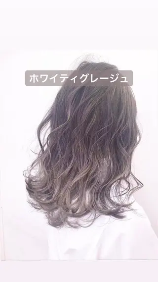 セミロング カラー 店長 小池アキトのヘアスタイル