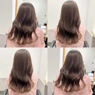 ロング カラー SAKINO. ベージュカラーのヘアスタイル