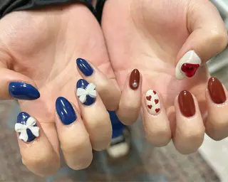 ネイル 0203ムニムサン 💙Mihoのネイルデザイン