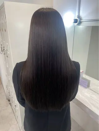 ロング カラー 髪質改善 艶髪矯正 エクステ かいり✂️のヘアスタイル