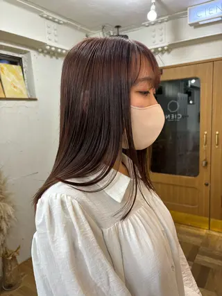 セミロング カラー ayano🫧 《CIEN》のヘアスタイル