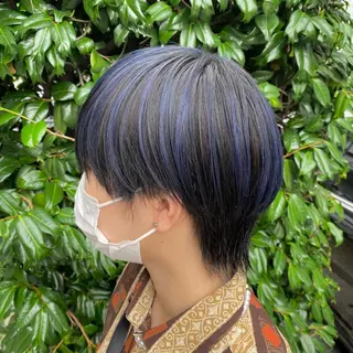 ショート カラー マンツーマン女性 美容師 奏のヘアスタイル