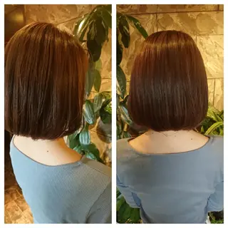 ミディアム 清水 旭美のヘアスタイル