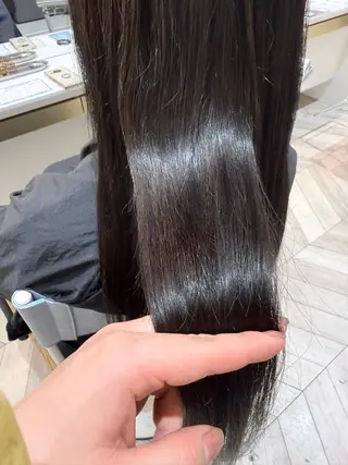 ロング カラー 透明感カラー🫧 幕内梨乃亜のヘアスタイル