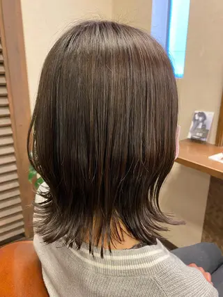 ミディアム カラー liL  hair サトウリョウタのヘアスタイル