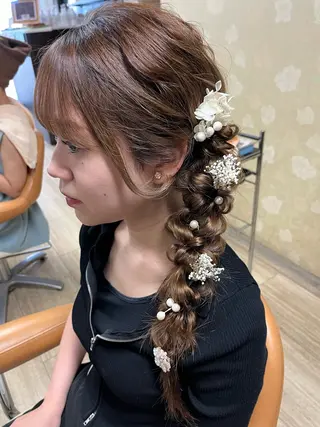 ヘアアレンジ 鍋田 彩歌のマツエク・マツパデザイン