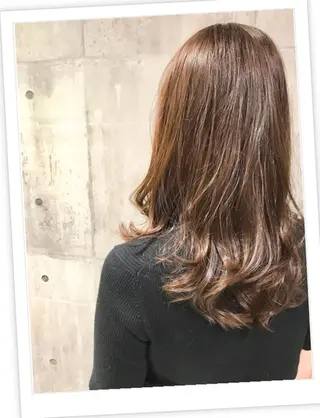 セミロング カラー パーマ ヘアアレンジ メンズ キッズ ネイル マツエク・マツパ EnBlesS西宮 マンツーマン神道有基のヘアスタイル