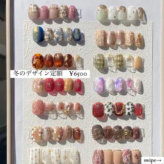 ミディアム SASAKI NOZOMIのネイルデザイン