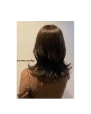 ロング カラー ヘアアレンジ 🎀レイヤーカット/ 艶カラー/ﾕｶ🎀のヘアスタイル
