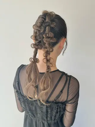 ロング 佐藤 結花のヘアスタイル