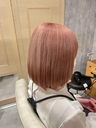 セミロング カラー ヘアアレンジ 🌈髪質改善・美髪矯 正・平野瀬乃🌈のヘアスタイル