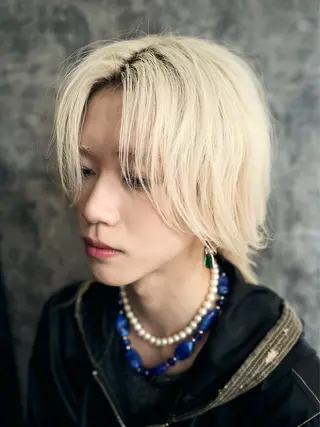 カラー メンズ 【メンズ特化⚡️】 曲がる矯正/千原涼麻のヘアスタイル