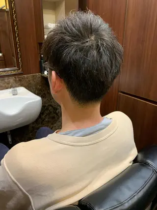 ショート メンズ 羽木 隆徒のヘアスタイル