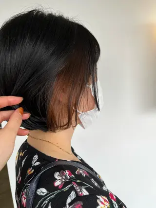 ショート おせ ちさとのヘアスタイル
