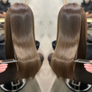 ロング 縮毛矯正/艶髪/ ミヅキ🌹🌙のヘアスタイル