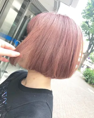 ショート カラー カラーサロン ビスカリアのヘアスタイル