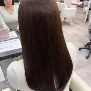 ロング カラー 髪質改善/レイヤー/ 透明感カラー🩶結華のヘアスタイル