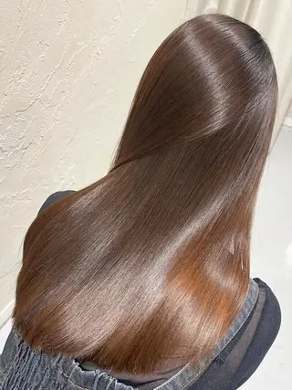 ロング カラー 山道 れんのヘアスタイル