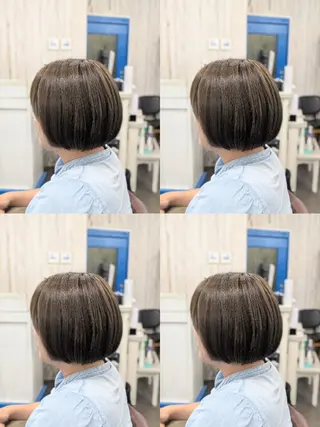 ショート カラー メンズパーマ/顔周り レイヤーカット/えののヘアスタイル