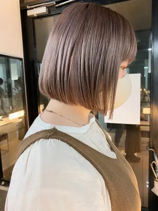 ミディアム ヨシモトリョウ 髪質改善/美髪のヘアスタイル