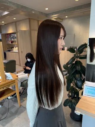 ロング 韓国スタイル /一那のヘアスタイル