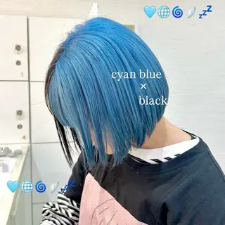 ショート カラー りん🌷︎名古屋 ブリーチカラーのヘアスタイル
