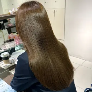 ロング カラー ヘアアレンジ ブリーチなしカラー /新百合ヶ丘/安形翔のヘアスタイル