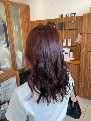 セミロング カラー ☪︎⋆ hair & eye yuka˚✩のマツエク・マツパデザイン