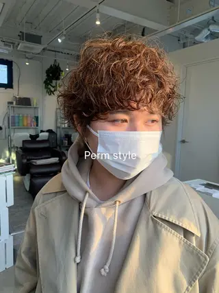 パーマ 山本 晶大のヘアスタイル