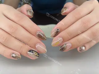 ネイル 神田 ココナッツのネイルデザイン