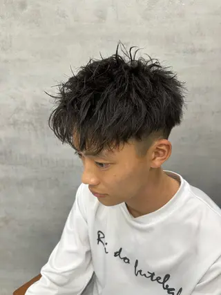 ショート ヘアアレンジ メンズ NEXT NEO所属・メンズヘア静岡 ✂︎Ryuheiのヘアスタイル