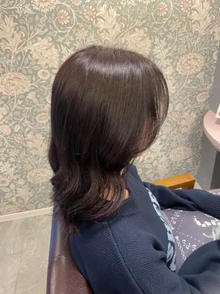 ミディアム hair make echo滿木あい花のヘアスタイル