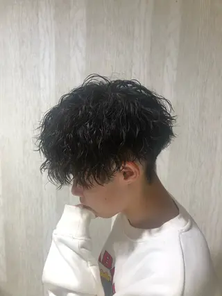 パーマ メンズ メンズパーマは私一択 佐藤有紀のヘアスタイル