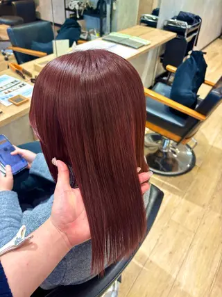 ミディアム カラー 🎀Maho🎀ボブ × 髪質改善のヘアスタイル