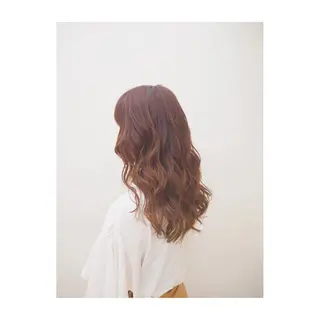 ミディアム カラー 永岡 鉄平のヘアスタイル