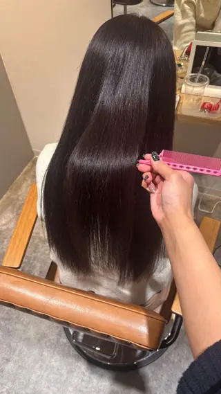 ロング カラー non. ダブルカラー🎀🤍のヘアスタイル