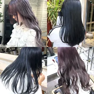 ロング カラー ササキカズマ〻透明感 〻色落ち〻赤み消しのヘアスタイル