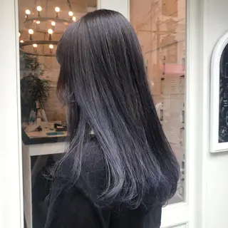 ロング カラー 池上 みゆのヘアスタイル