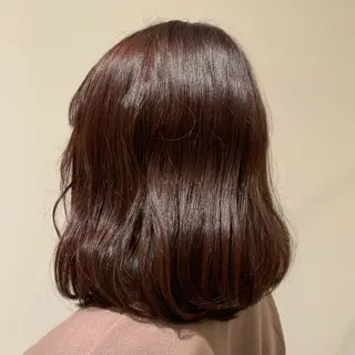 ミディアム カラー ヘアアレンジ 高井瑠華🌼 ストカールカット特化のヘアスタイル