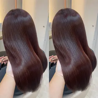 ロング カラー ブリーチ無しダブル カラー🦕まどかのヘアスタイル