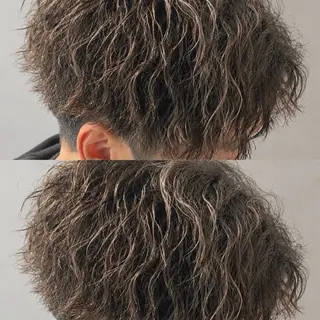 パーマ メンズ 安部 真弘のヘアスタイル