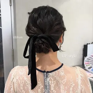ヘアアレンジ monaヘアアレンジ 🎀/お呼ばれのヘアスタイル
