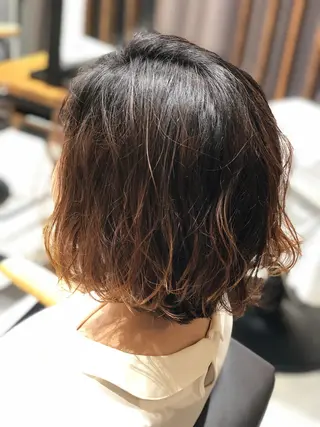 ミディアム kawamoto akaneのヘアスタイル